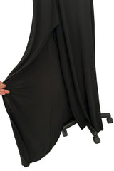 Easy to Wear Fall 2012 Givenchy by Riccardo Tisci One Shoulder Fluid Black Jersey Caftan Dress