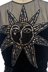 Pre-Fall 2018 Christian Dior by Maria Grazia Chiuri Look 60 Sequin & Bead Sun & Stars Dress