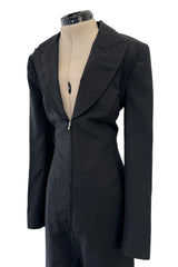 Rare Spring 2000 Givenchy by Alexander McQueen Runway Look 12 Jumpsuit w Drawstring Cuffs