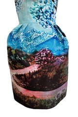 Gorgeous Fall 2013 Mary Katrantzou Runway Print From Look 18 Strapless Bubble Skirt Mini Dress