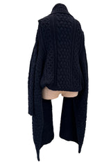 Fall 2006 Alexander McQueen 'The Widows of Culloden' Convertible Cashmere Wool Sweater Cardigan Jacket