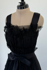 Chanel 2015 Pre-Fall Metiers d'art Black Lace Dress
