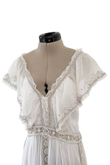 Resort 2017 Valentino by Pierpaolo Piccioli & Maria Grazia Chiuri Runway Look 67 Beaded Cotton Dress