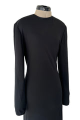 Iconic Fall 1989 Geoffrey Beene Heavily Documented Backless Jersey Dress