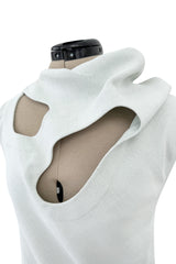 Fabulous Resort 2017 Celine by Phoebe Philo Look 2 Runway Cut Out Palest Green Crepe Dress