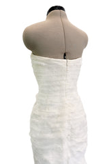 Divine Spring 2010 Oscar de la Renta Bridal Collection Strapless Ruffled Silk Organza, Silk Chiffon & Net Wedding Dress