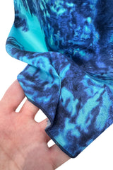 Prettiest Fall 2004 Prada Blue Version of the Runway & Ad Campaign Skirt w Gathered Bottom