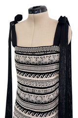 Easy to Wear Cruise 2018 Chanel by Karl Lagerfeld Look 13 Knit Sheath Dress w Tie Shoulders