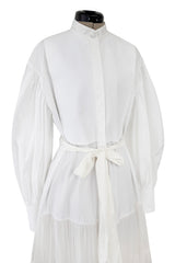 Spring 2020 Valentino by Pierpaolo Piccioli Runway White 'Le Blanc' Tuxedo Front Dress