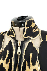 Gorgeous Spring 2011 Givenchy by Riccardo Tisci Runway Look 40 Cut Out Silk & Net Leopard Dress