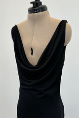 Alexander McQueen 2007 Bias Cut Silk Backless Draped Dress