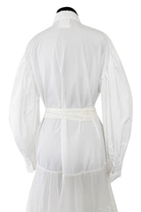 Spring 2020 Valentino by Pierpaolo Piccioli Runway White 'Le Blanc' Tuxedo Front Dress