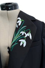 Prettiest Resort 2016 Stella McCartney Look 8 Crisply Tailored Jacket & Pant Suit w Floral Embroidery