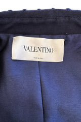 Runway Pre-Fall 2015 Valentino by Maria Grazia Chiuri & Pierpaolo Piccioli Blue Mirror Jacket