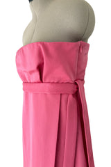 Pre-Fall 2023 Christian Dior by Maria Grazia Chiuri Runway Look 56 Pink Strapless Dress