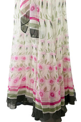 Dreamiest Resort 2020 Valentino by Pierpaolo Piccioli Runway Look 23 Silk Chiffon Print Dress