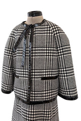 Gorgeous Fall 2008 Christian Dior by John Galliano Runway Look 22 Houndstooth Suit