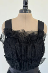 Chanel 2015 Pre-Fall Metiers d'art Black Lace Dress