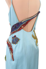 Phenomenal Spring 2021 Versace by Donatella Versace Runway Look 77 Embellished Starfish Dress