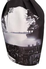 Superb Fall 2013 Mary Katrantzou Runway Print From Look 7 Strapless Bubble Skirt Mini Dress