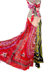 Amazing Spring 2012 Emilio Pucci by Peter Dundas Runway Look 12 Pucci Print Silk Top & Skirt Set