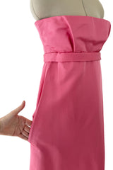 Pre-Fall 2023 Christian Dior by Maria Grazia Chiuri Runway Look 56 Pink Strapless Dress