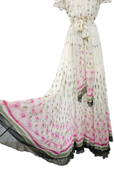 Dreamiest Resort 2020 Valentino by Pierpaolo Piccioli Runway Look 23 Silk Chiffon Print Dress