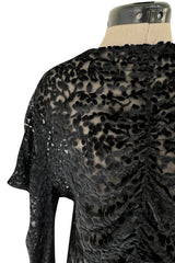 Amazing Fall 2002 Christian Dior by John Galliano Runway Look 32 Bias Cut Silk Velvet Devore Backless Dress