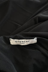 Easy to Wear Fall 2012 Givenchy by Riccardo Tisci One Shoulder Fluid Black Jersey Caftan Dress