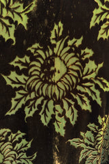 Phenomenal Fall 1991 Jean Louis Scherrer Haute Couture Runway Silk Velvet Cut Devore Cocoon Coat