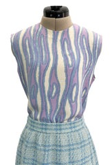 Prettiest Spring 1996 Christian Lacroix Haute Couture Runway Three Piece Set w Jewel Buttons