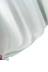 Fantastic 1973 Halston Runway Pale Blue Green Double Layer Silk Jersey Sleeveless Tank Dress