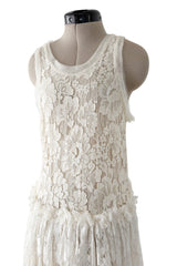 Gorgeous Resort 2012 Lanvin by Aber Elbaz Ivory Lace, Silk & Silk Netting Wedding Dress