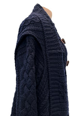 Fall 2006 Alexander McQueen 'The Widows of Culloden' Convertible Cashmere Wool Sweater Cardigan Jacket
