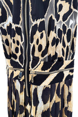Gorgeous Spring 2011 Givenchy by Riccardo Tisci Runway Look 40 Cut Out Silk & Net Leopard Dress