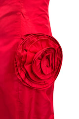 Modern Valentino by Pierpaolo Piccioli Homage to the Fall 2004 Runway Look 53 Strapless Red Silk Dress