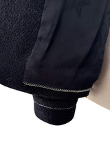 Fall 2015 Chanel by Karl Lagerfeld Brasserie Gabrielle Runway Look 89 Black Tweed Jacket