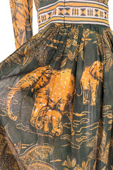 Spring 2016 Valentino by Pierpaolo Piccioli & Maria Grazia Chiuri Runway Elephant Printed Cotton Dress