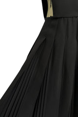 Fall 2015 Valentino by Pierpaolo & Piccioli & Maria Grazia Chiuri Open Side Pleated Skirt Dress