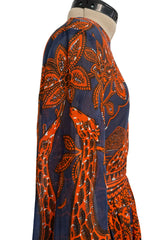 Spring 2016 Valentino by Pierpaolo Piccioli & Maria Grazia Chiuri Runway Look 50 Giraffe Printed Cotton Dress