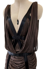 Spring 2003 Yves Saint Laurent by Tom Ford Runway Dress w Soft Gathered Detailing