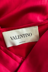 Prettiest Pre-Fall 2010 Valentino by Maria Grazia Chiuri & Pierpaolo Piccioli Red One Shoulder Silk Dress