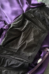 2010s Valentino Roma Strapless Purple Jersey Dress w Built in Corset & Extended Front Ruffles