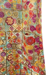 Amazing 1960s Arnold Scaasi Couture Gold Metallic Vest / Sleeveless Evening Coat