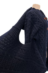 Fall 2006 Alexander McQueen 'The Widows of Culloden' Convertible Cashmere Wool Sweater Cardigan Jacket