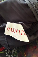 Prettiest Spring 2022 Valentino by Pierpaolo Piccioli Runway Look 88 Recreation of 1971 Dress in Floral Silk Chiffon