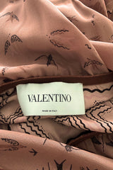 Spring 2017 Valentino by PierPaolo Piccioli Runway Look 20 Zandra Rhodes Print Silk Dress