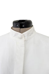 Spring 2020 Valentino by Pierpaolo Piccioli Runway White 'Le Blanc' Tuxedo Front Dress