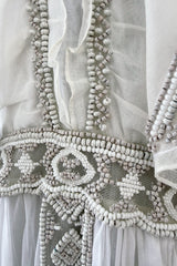 Resort 2017 Valentino by Pierpaolo Piccioli & Maria Grazia Chiuri Runway Look 67 Beaded Cotton Dress