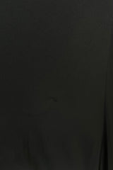 Incredibly Rare 1970s Holly’s Harp Bias Cut Black Jersey Dress w Crossed over Plunging Front